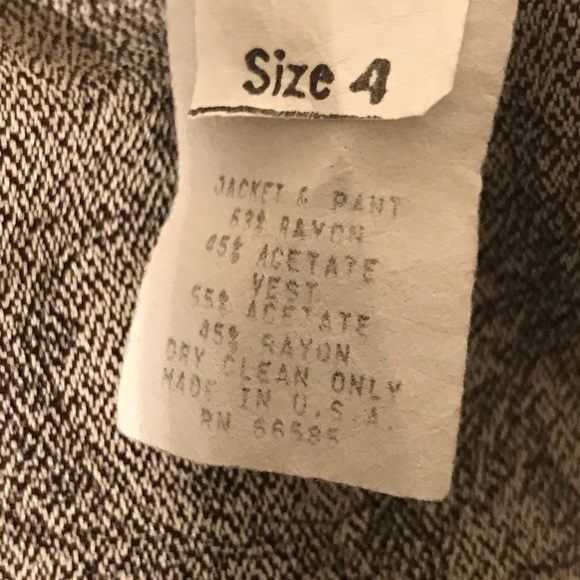 Paisley Sage Blazer Vest Vintage Top - Picture 8 of 10